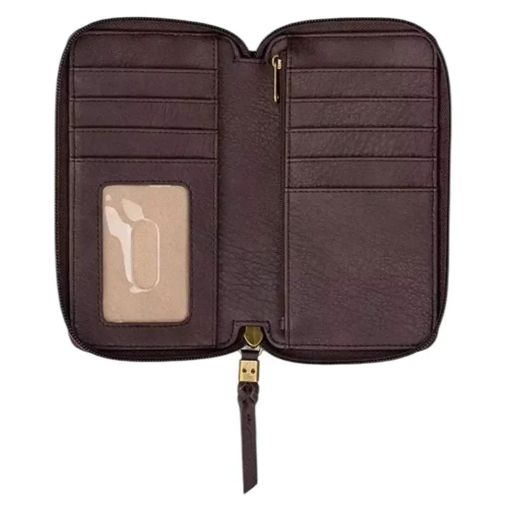 The Sak Leather Suede Convertible Smartphone Crossbody Bag